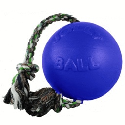 Original Jolly Ball Punkterfri Gummi med Reb
